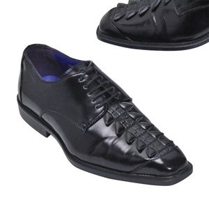 Roberto Chillini Status Men Black Oxford Size 9